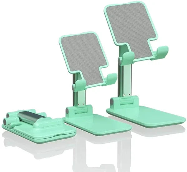 Foldable Phone & Tablet Stand – Adjustable Desktop Holder for Live Streaming & Portable Use