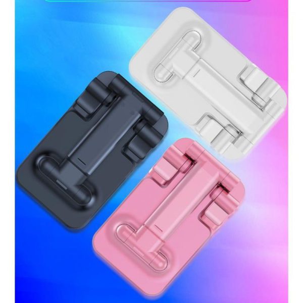 Foldable Phone & Tablet Stand – Adjustable Desktop Holder for Live Streaming & Portable Use