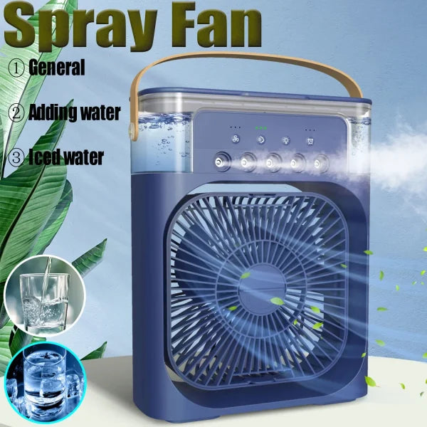 Portable Air Conditioner Fan-USB Mini Cooling AC with Water Spray